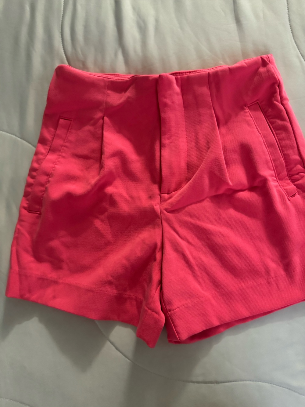a new day Hot Pink High-Waist Tailored Shorts